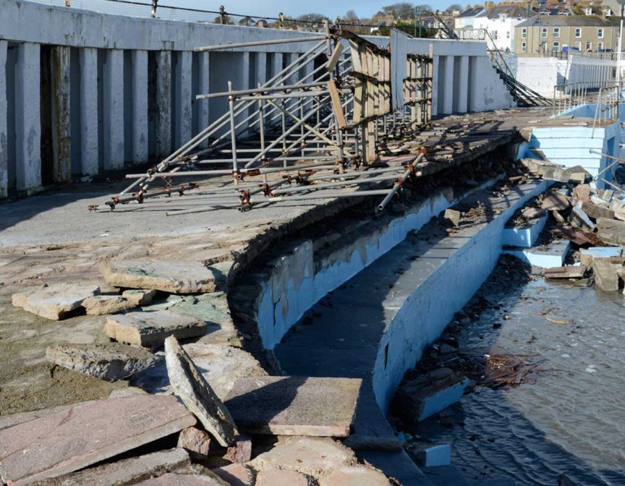 Jubilee Pool Storm Damage